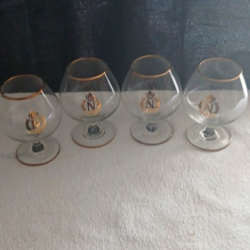 Set clear brandy cognac - of, 4