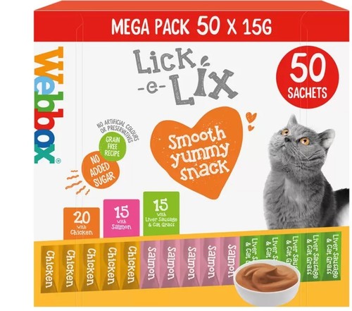 Webbox lick lix - lick-e-lix, cat