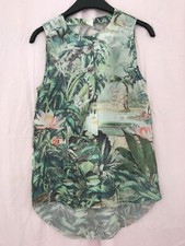 H&M Conscious Collection multicoloured floral blouse, size EUR34, US4