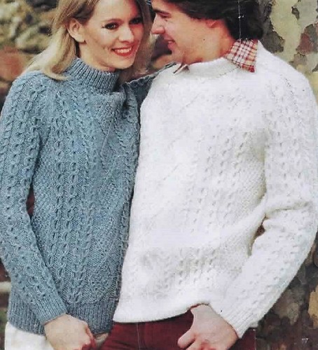 1620 ladies mens aran sweater - 1620,