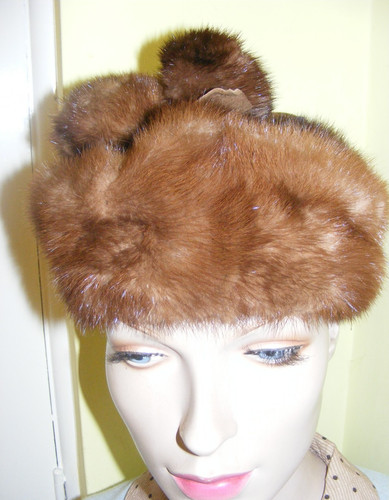 Vintage 1960s real mink fur