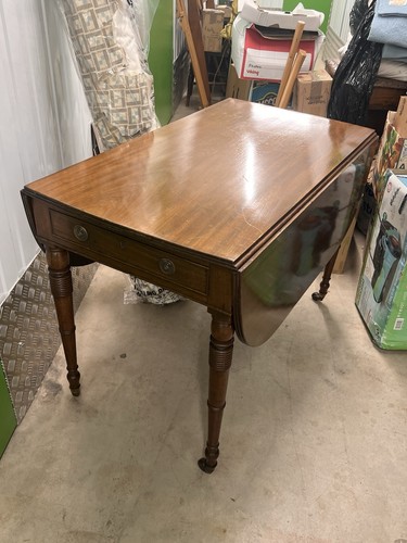 Antique mahogany pembroke leaf - mahogany,