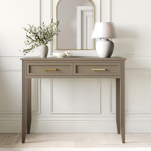 Dark wood dressing - table, with
