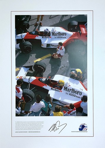 Alain prost signed mclaren - prost,