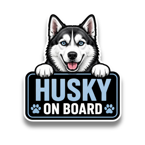 Cute husky dog board - cute, puppy