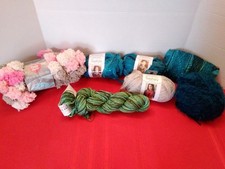 Lot of 7 Assorted Yarn & Red