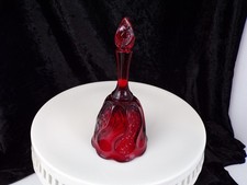 Bell Fenton Ruby Red  7" Tall