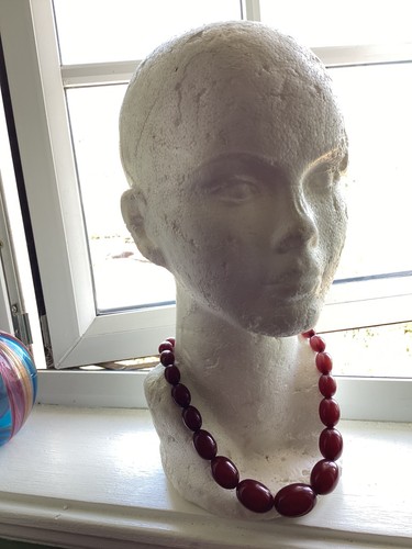 Vintage cherry amber bakelite - vintage,