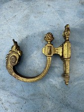 Vintage Brass Curtain Tie Back Coat Rack Hat Hook Dog Lead Hook