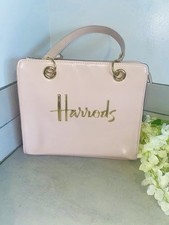 Stunning baby pink large Harrods hand bag