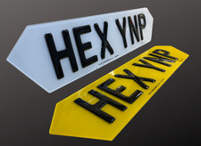 3D Gel Hex Number Plates  Up
