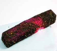 85x20.8x18 mm Natural 316.50 Ct Earth Mined Red Ruby Rough Loose Gemstone Rod