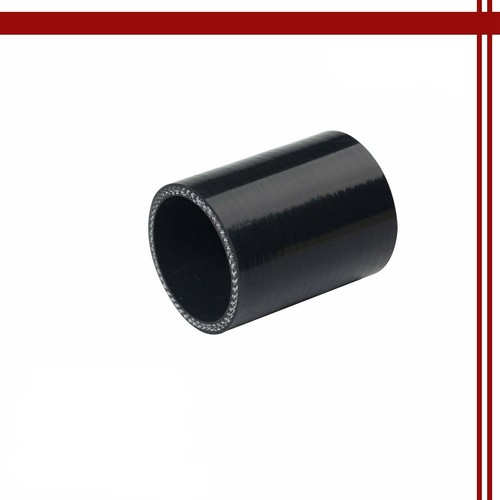 Black straight silicone - black,