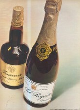 B8 VOGUE/HARPERS/NOVA ADVERT 13X10 CHAMPAGNE - POL ROGER & Co.