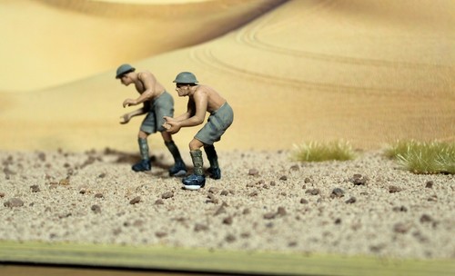 Desert diorama base with - diorama,