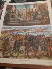  Macmillan  Vintage   School  Poster Chart  print ,  2 famous  British Leaders 