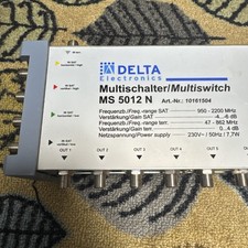 Delta Electronics MS 5012 N Multiswitch – 5x12 Satellite Signal Splitter