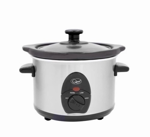 Stainless steel slow cooker - steel,
