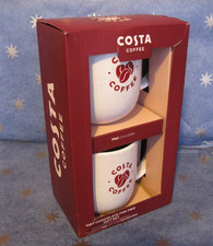 Two Costa Coffee Ceramic Cups