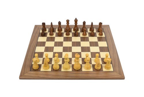 Dgt walnut chess board - board, with