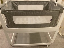 SnuzPod 3 Bedside Baby Crib, Comes With Mattress And Matress Protector
