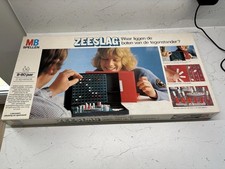 ZEESLAG BATTLESHIP GAME By Milton Bradley Vintage 1972 * DUTCH Netherlands *