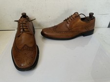 Emilio Luca Brogue Leather Shoes Size UK 9 EU 43