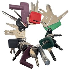25 Master Plant Keys Set Plant Dumper Machine Replacement Ignition Key