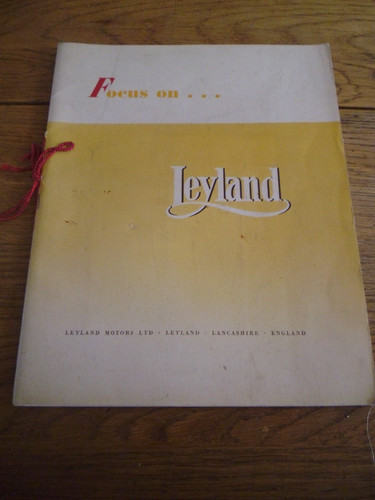 Focus leyland early 1950 s - early, 1950's