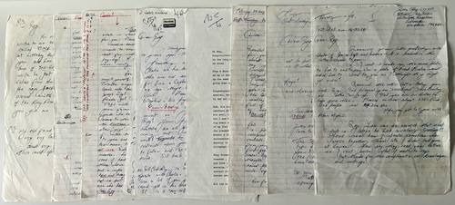 Reggie kray fan mail bundle - kray,