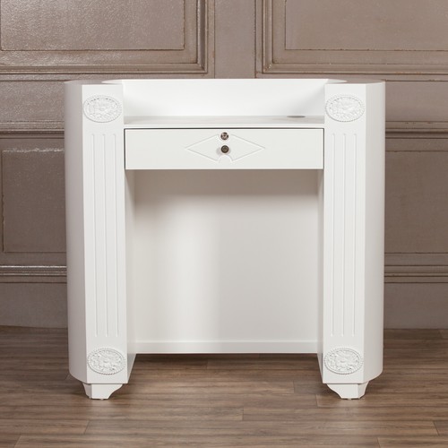 White french style office - white,