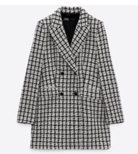 ZARA WOMEN NEW TEXTURED DOUBLE