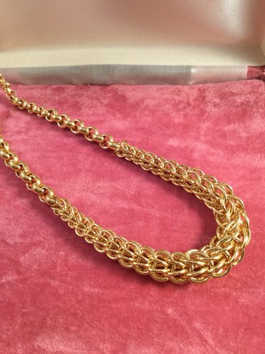 Vintage jewellery gold - gold, chain