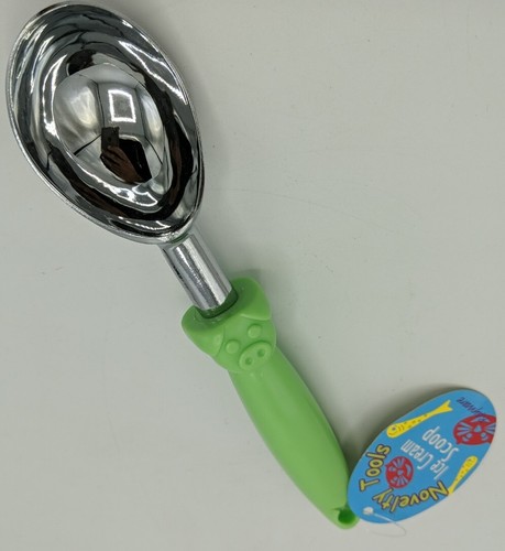 Green novelty ice cream scoop - green,