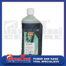 Stihl Genuine 07813198053 HP Super 2-Stroke Engine Oil 1L Standard Bottle Green