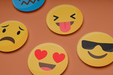 Smiley Emoji stickers sheets various sizes up to Giant A4