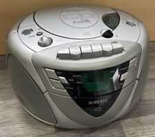 Roberts CD9925 Stereo CD/Radio/ Cassette Player Portable Silver FREE POST