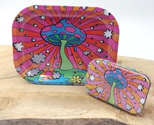 Trippy Mushroom Rolling Tray