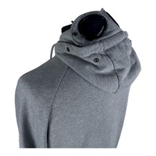 C.P. Company Goggle Hoodie - L - Grey 100% Authentic Cotton Casual Jacket Men CP