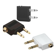 Portable Aircraft Auditory Headphone Converter Double Device Pairing Adapter