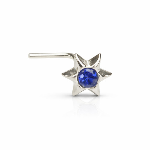 Sun star nose stud flower - sun,
