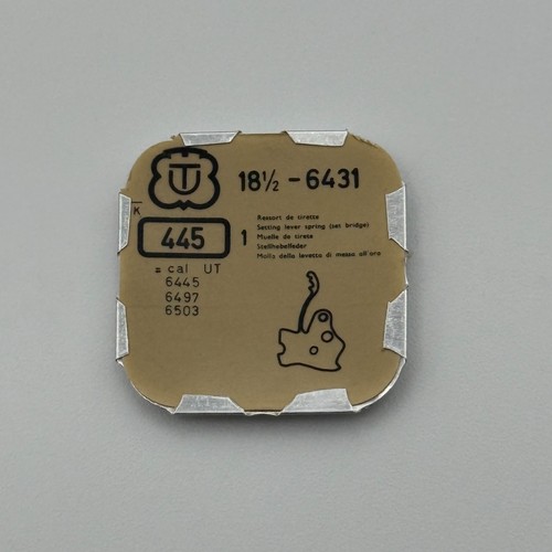 Unitas 6431 setting - 6431,