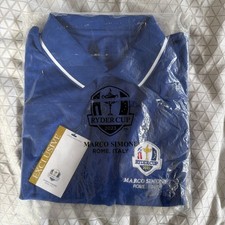 Ryder Cup 2023 Marco Simone cobalt blue Polo mens Large