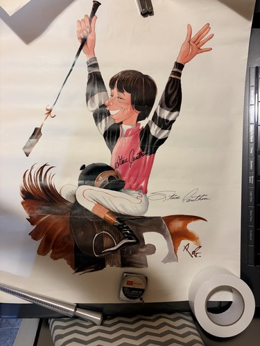 Rare steve cauthen autographed - rare,