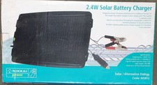 Nikkai N59FU 2.4W Solar Battery Trickle Charger Cigarette Plug Lighter 12V