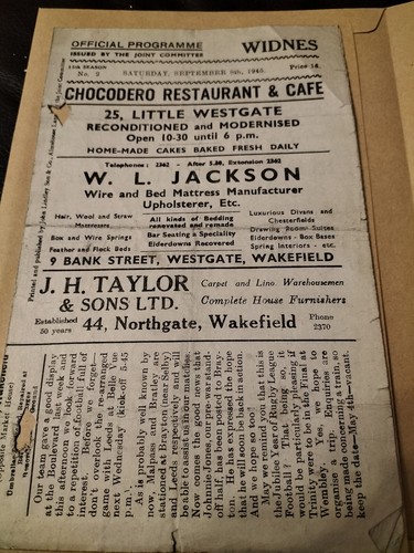 Rare vintage wakefield - rare, trinity