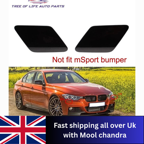 Front bumper headlight washer - front,