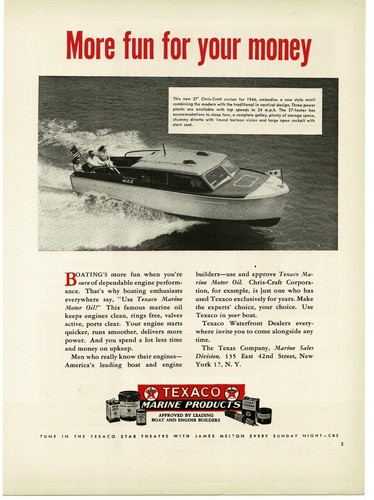 1946 texaco marine motor oil - 1946,