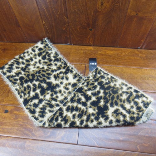 Dkny fuzzy animal print knit - print,