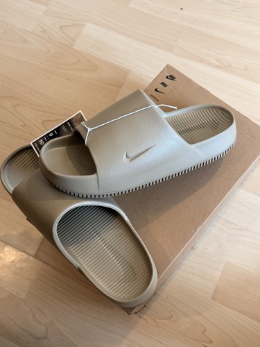 Nike men beige logo - nike, slider